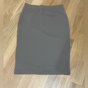 Aritzia Babaton Taupe Contour Skirt Size Large